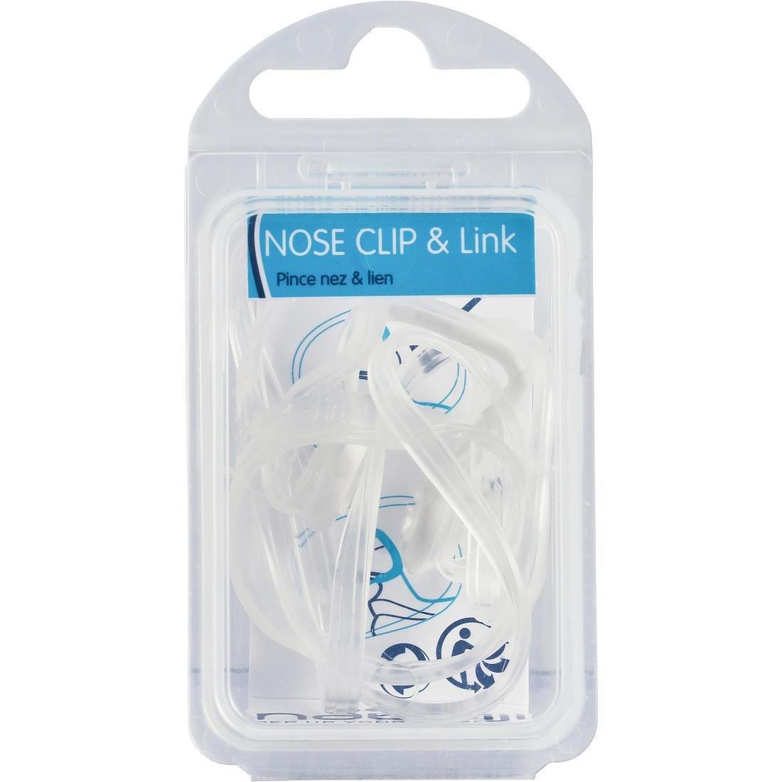 NABAIJI - Swimming Nose Clip With Detachable White Strap, Cream