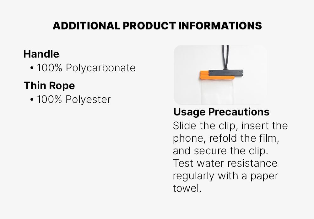 Waterproof Phone Pouch IPX7, Colorless, No Color, large image number 16