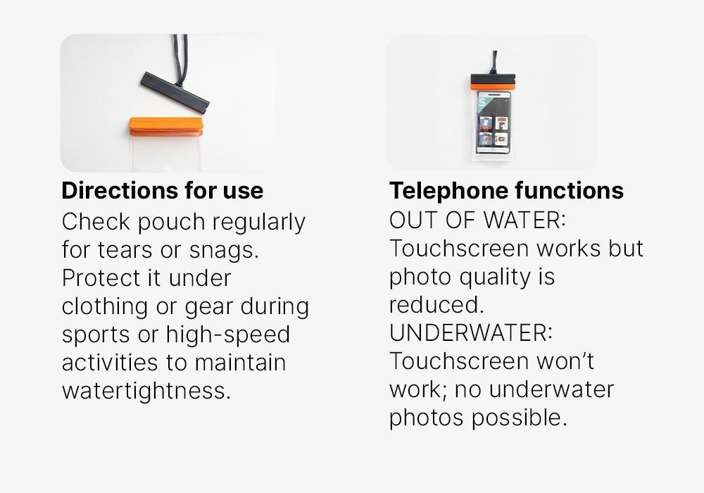 Waterproof Phone Pouch IPX7, Colorless, No Color, large image number 17