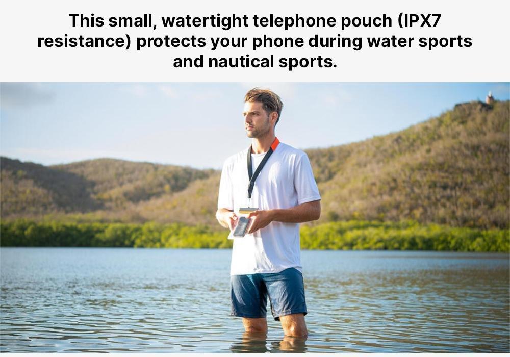 Waterproof Phone Pouch IPX7, Colorless, No Color, large image number 19