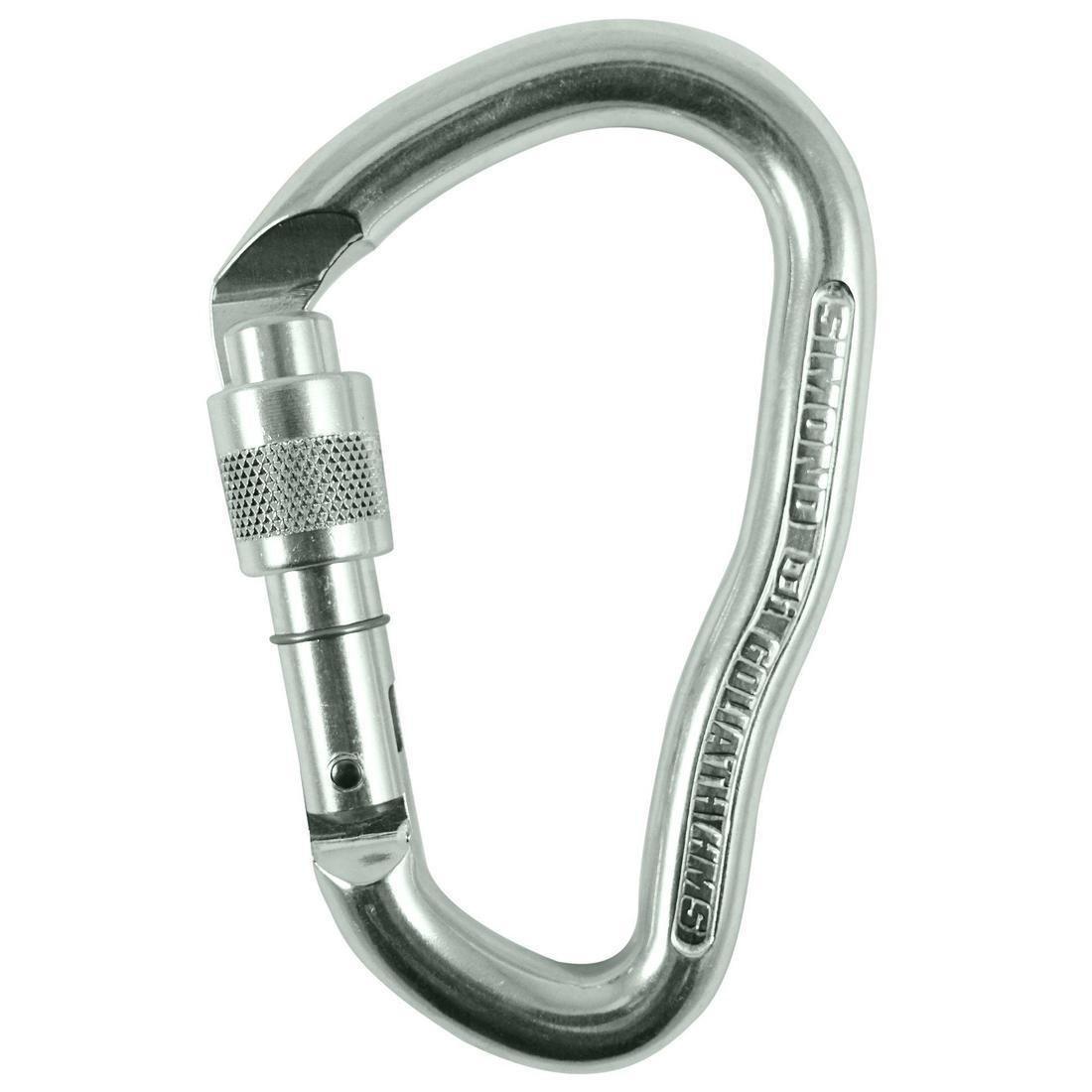 Screwgate HMS Carabiner, Goliath, Squirrel Grey, No Color, large image number 1