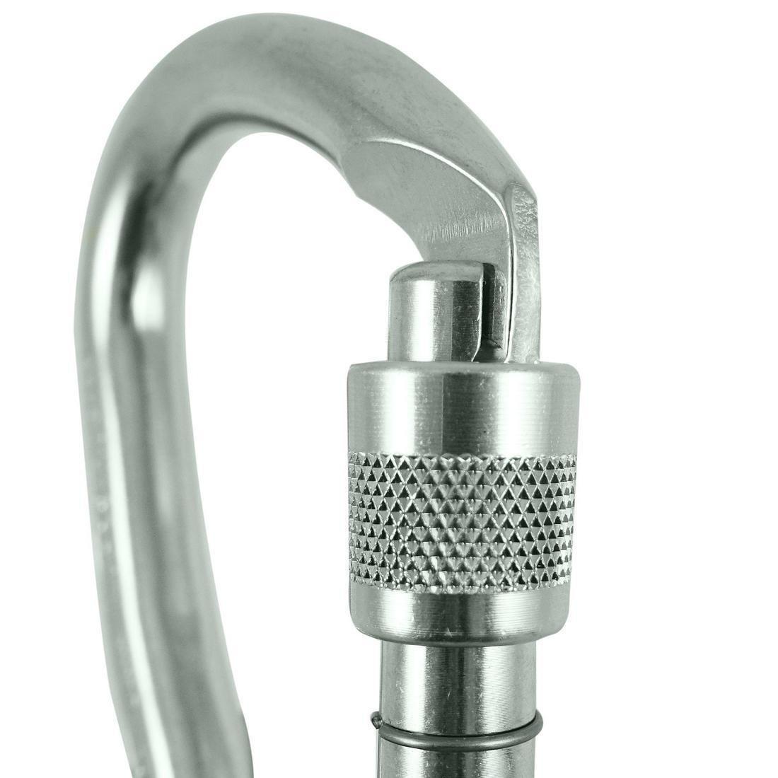 SIMOND - Screwgate HMS Carabiner, Goliath, Squirrel Grey