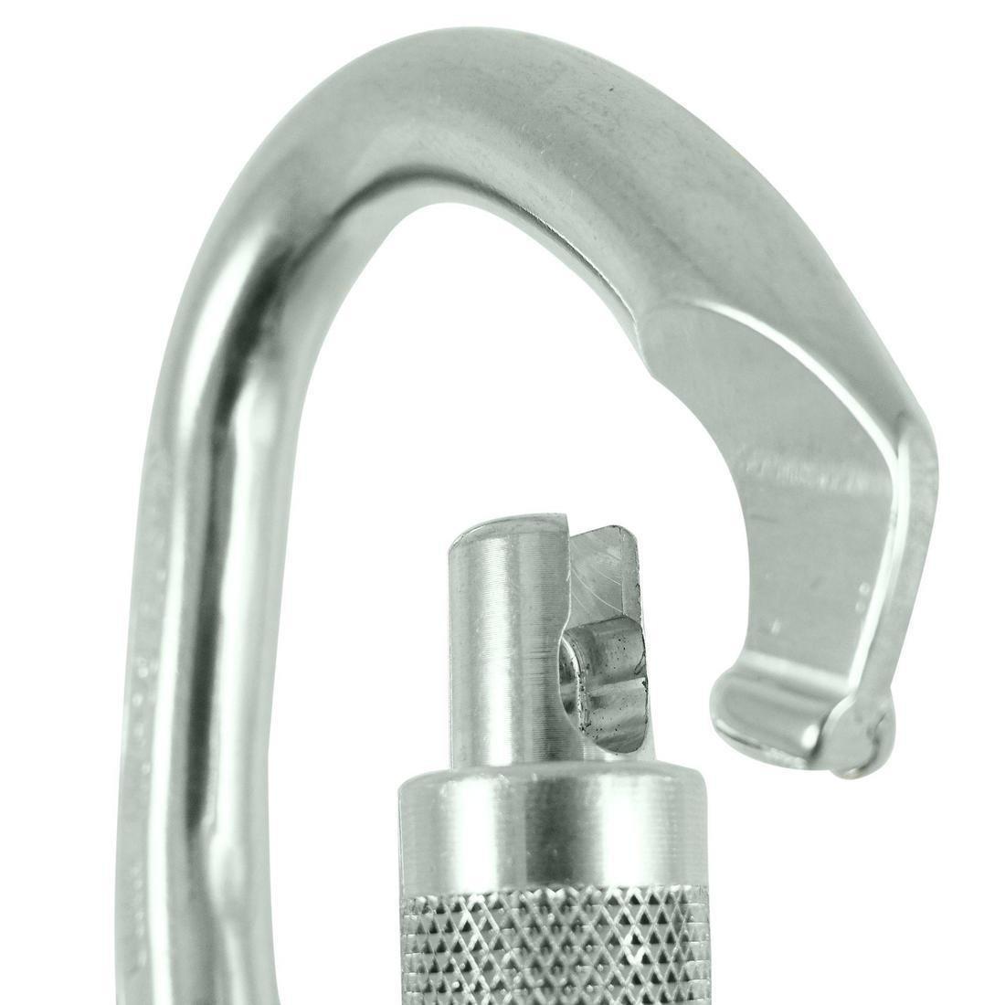 SIMOND - Screwgate HMS Carabiner, Goliath, Squirrel Grey