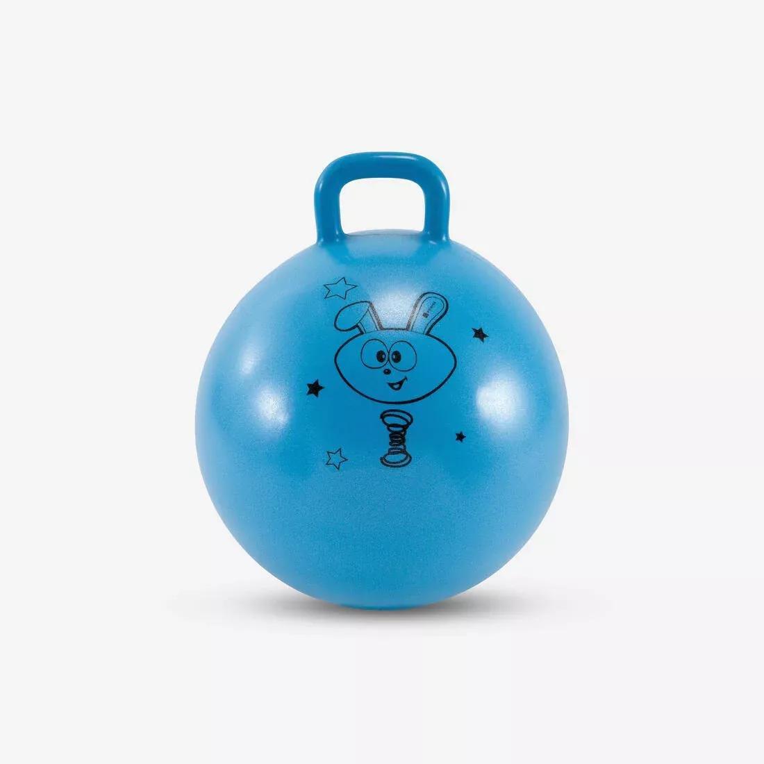 Kids Gym Hopper Ball Resist, Turquoise, No Color, large image number 1