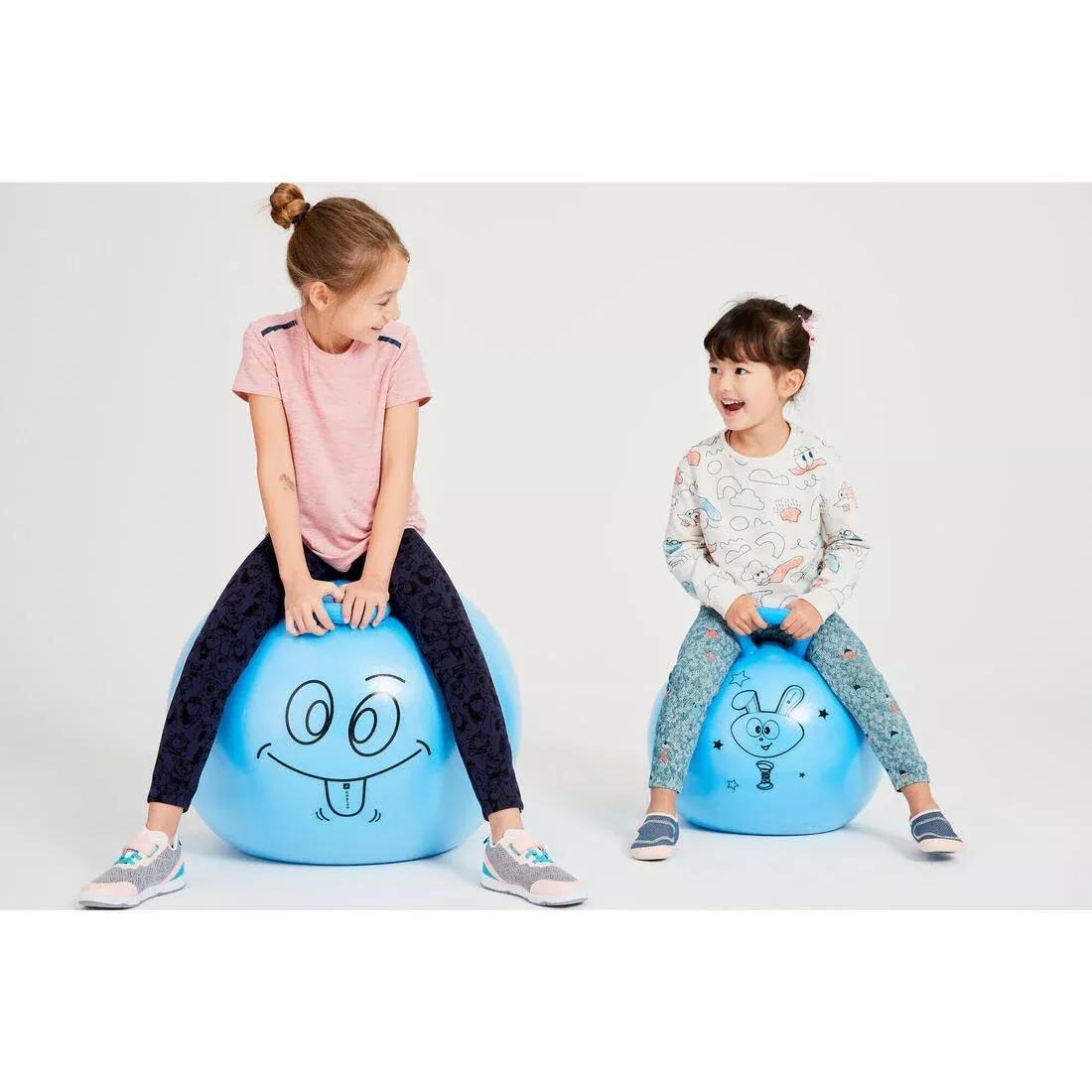 Kids Gym Hopper Ball Resist, Turquoise, No Color, large image number 12