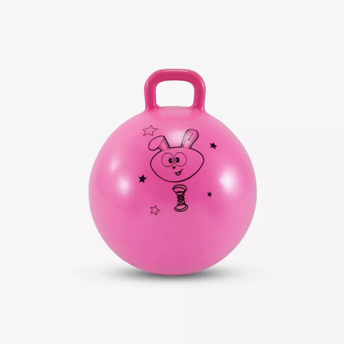 Kids' Gym Hopper Ball Resist, Pink, No Color, large image number 0