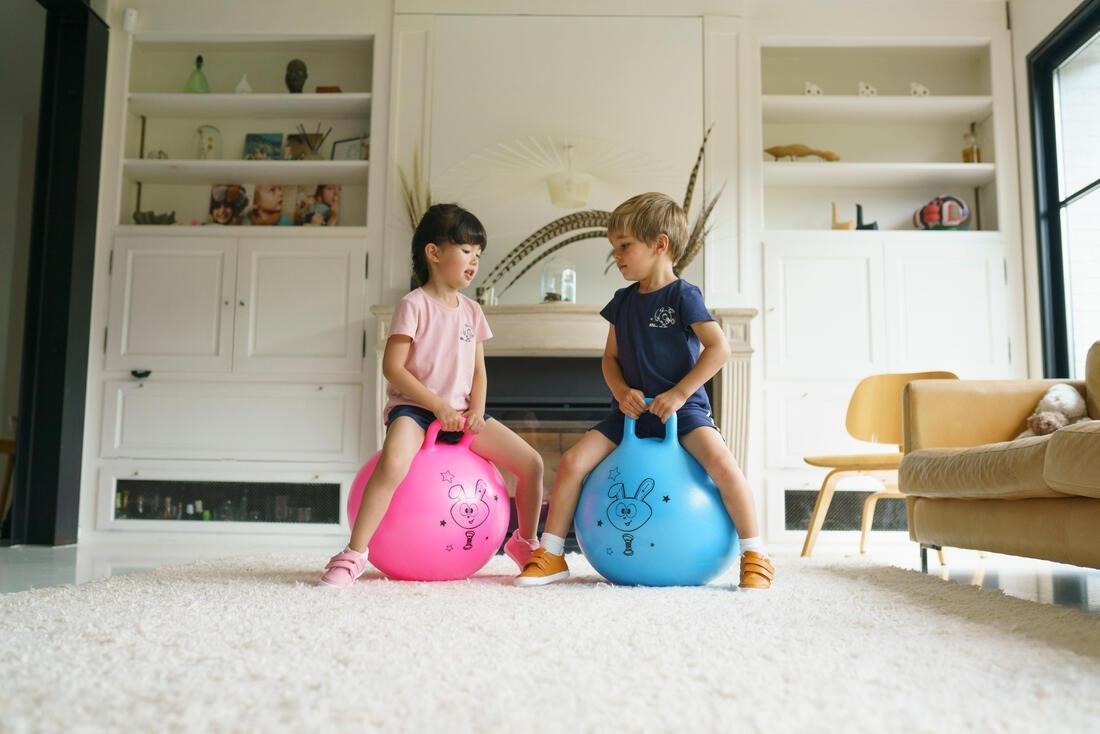 Kids' Gym Hopper Ball Resist, Pink, No Color, large image number 3