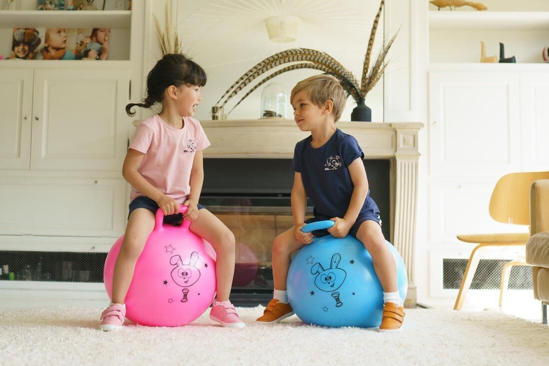 Kids' Gym Hopper Ball Resist, Pink, No Color, large image number 4