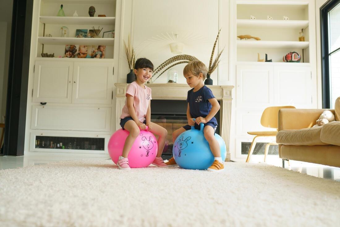 Kids' Gym Hopper Ball Resist, Pink, No Color, large image number 5