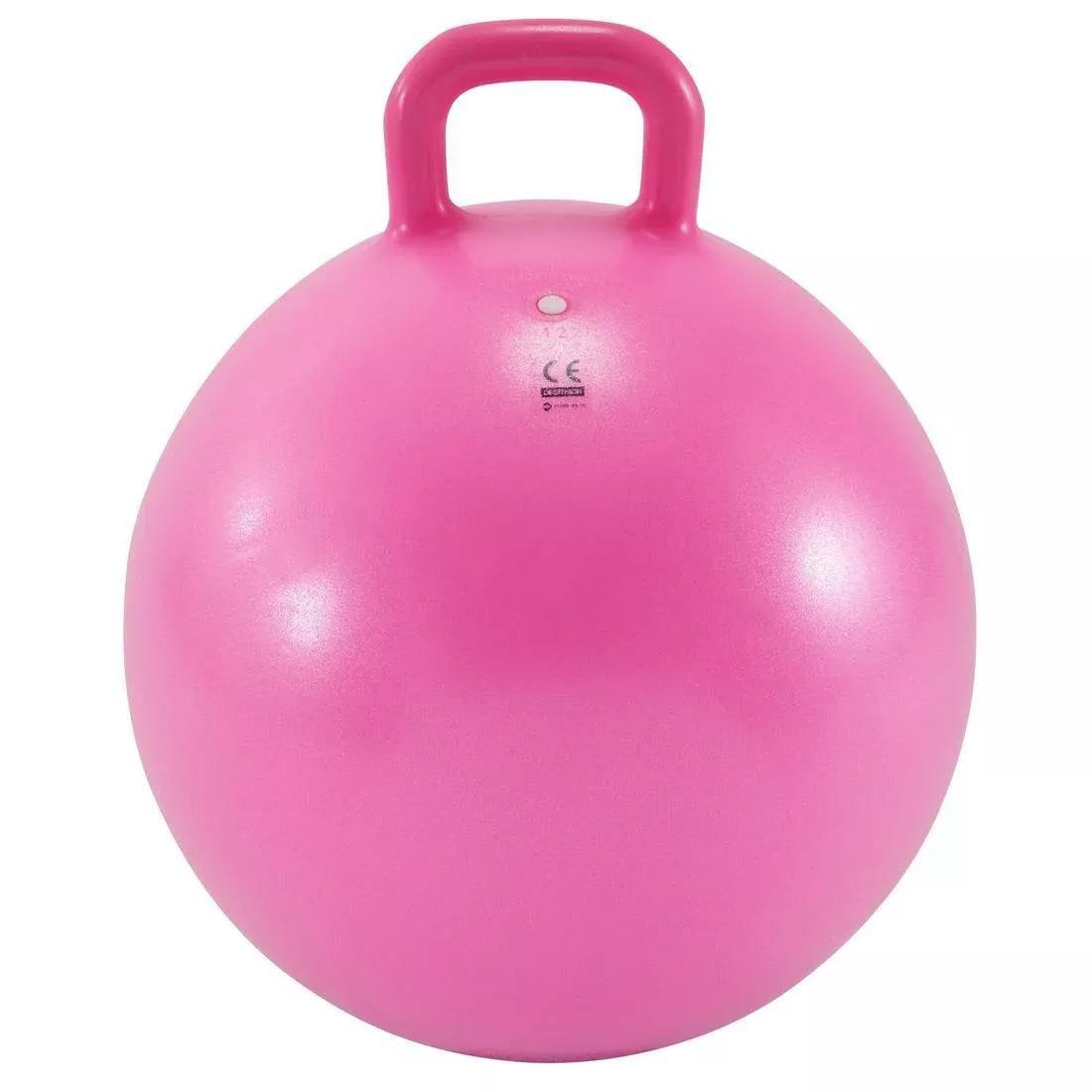 Kids' Gym Hopper Ball Resist, Yellow, No Color, large image number 5