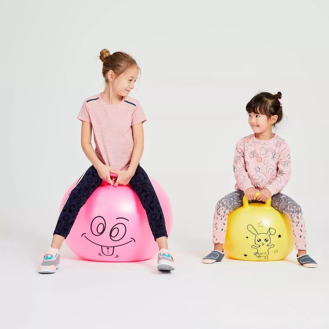 DOMYOS - Resist Kids Gym Space Hopper, Blue