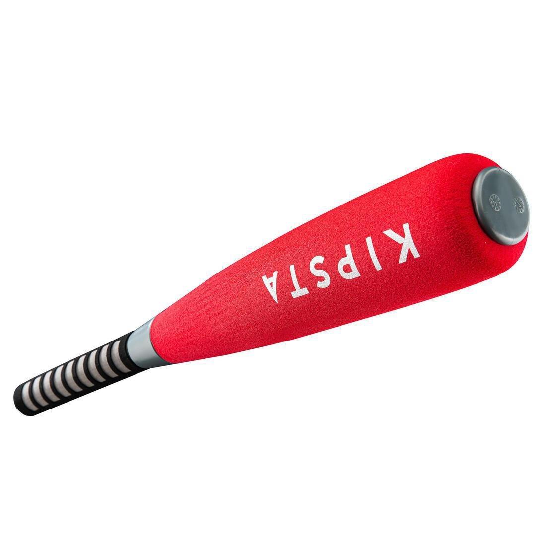 Kipsta BA100 Big Hit Baseball Bat EVA Foam, Red, No Color, large image number 2