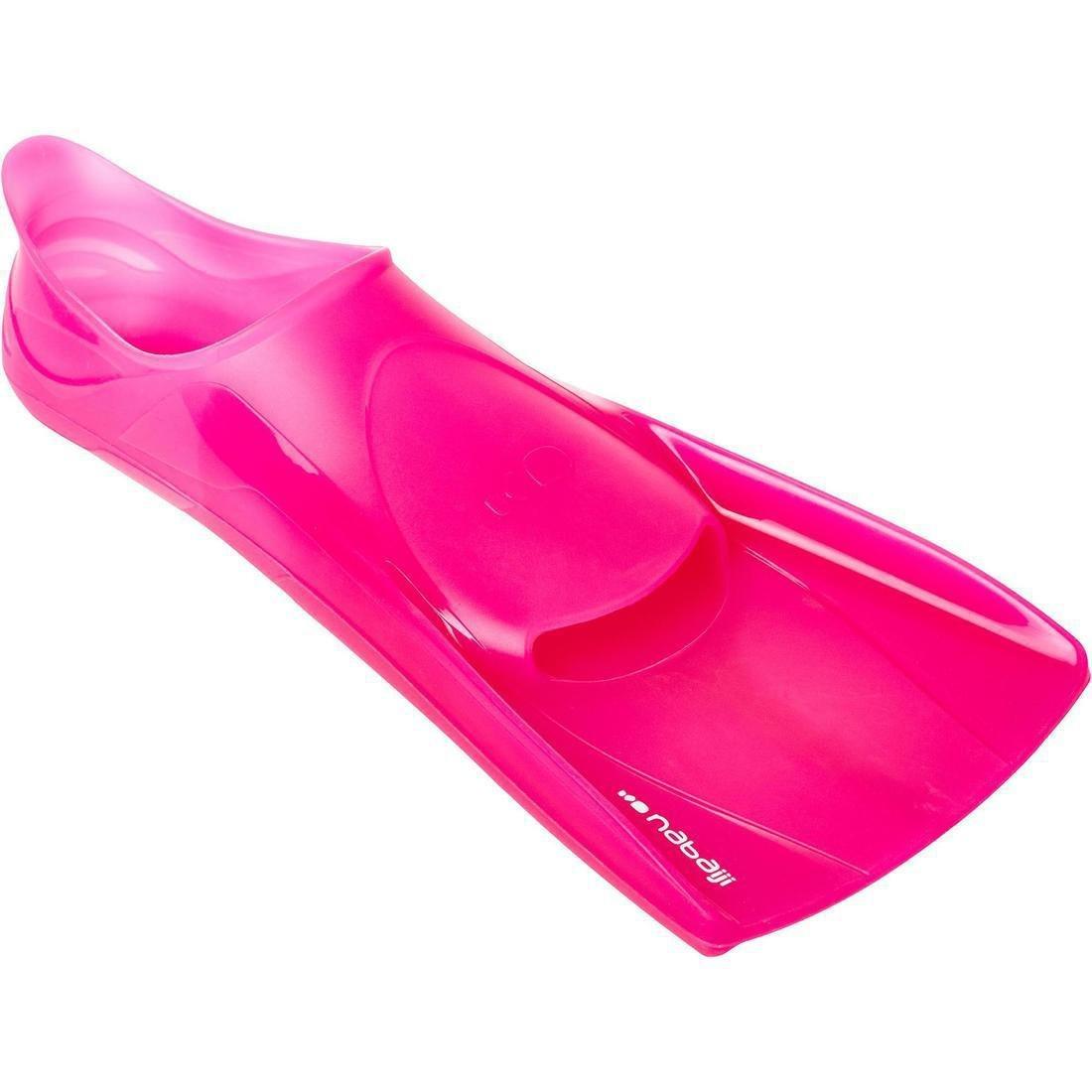 Silifins Short Swim Fins - 500, Pink, No Color, medium