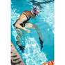 NABAIJI - Silifins Short Swim Fins 500, Fuchsia