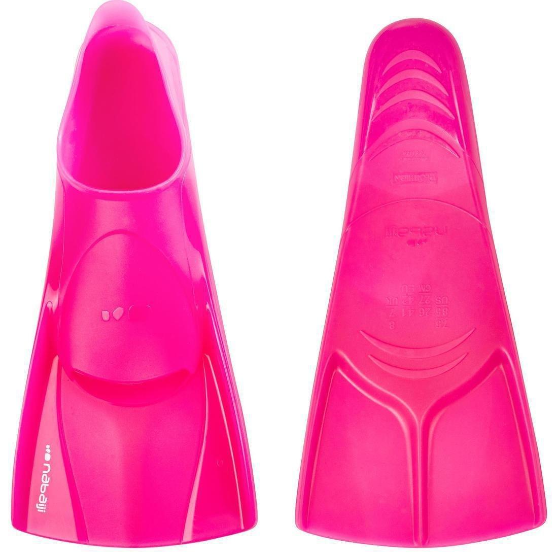 Silifins Short Swim Fins - 500, Pink, No Color, large image number 9