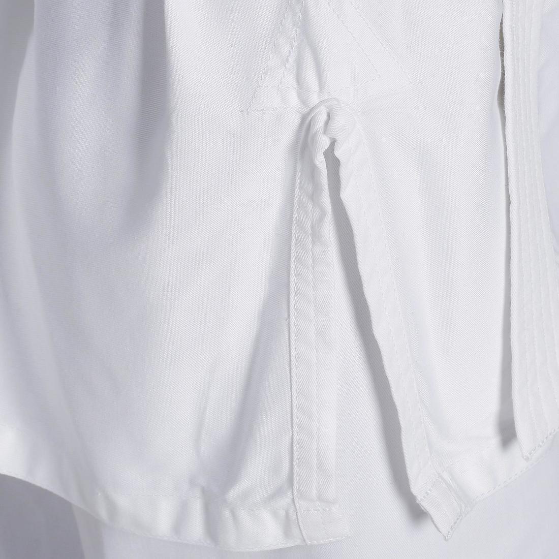 Kids' Judo Aikido Uniform 100-White, No Color, large image number 11