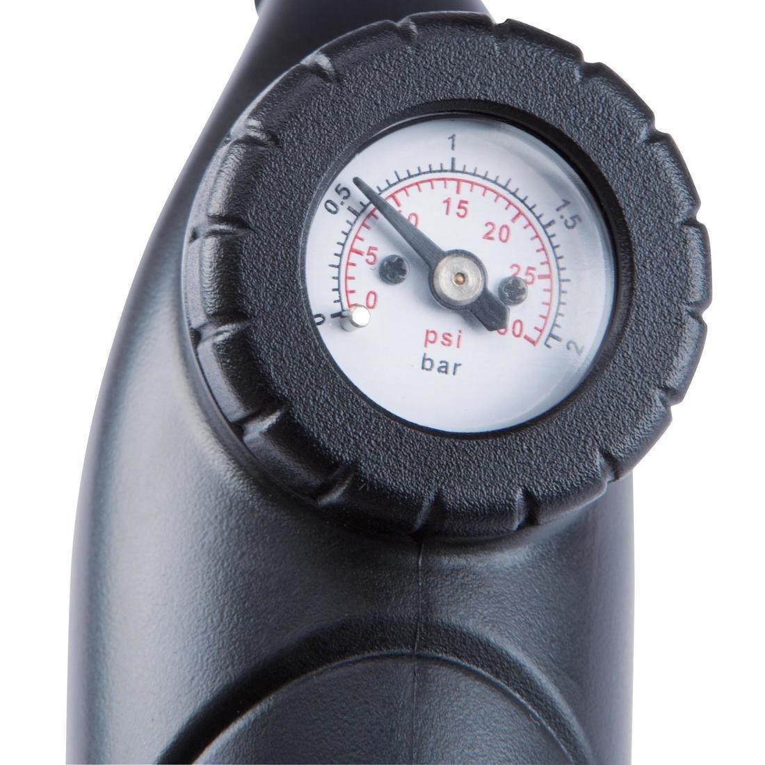 Dual Action Ball Pump And Pressure Gauge with Hose, No Color, large image number 1