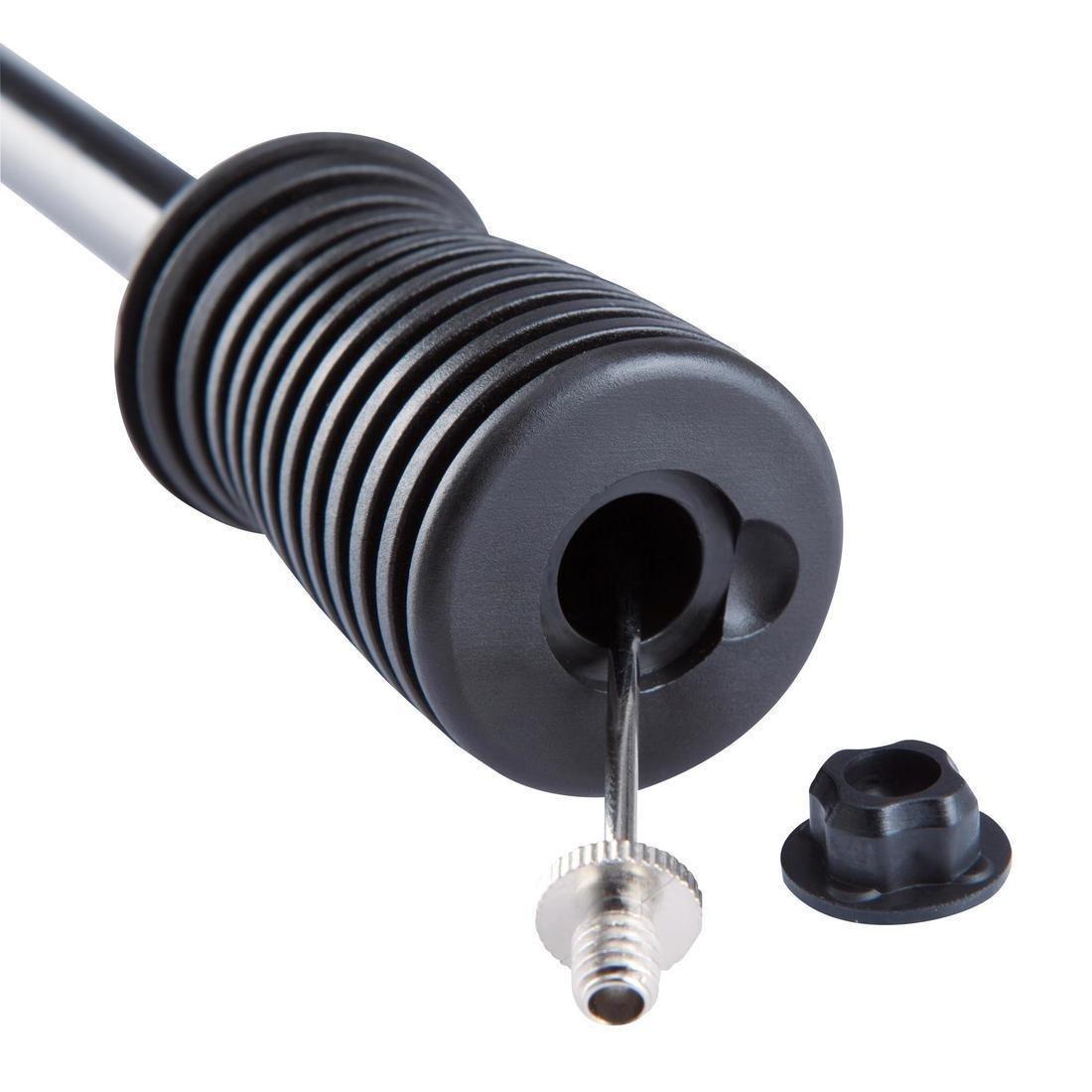 Dual Action Ball Pump And Pressure Gauge with Hose, No Color, large image number 3