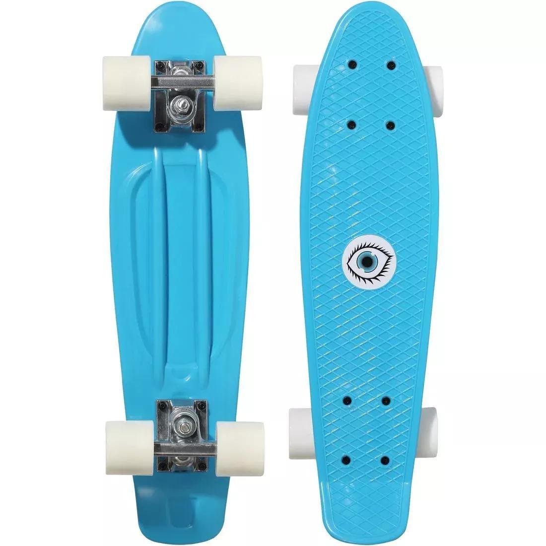 Kids' Mini Plastic Skateboard Play 500, No Color, large image number 0