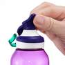 QUECHUA - 500 Tritan Hiking Water Bottle With Quick-Opening Top, Violet