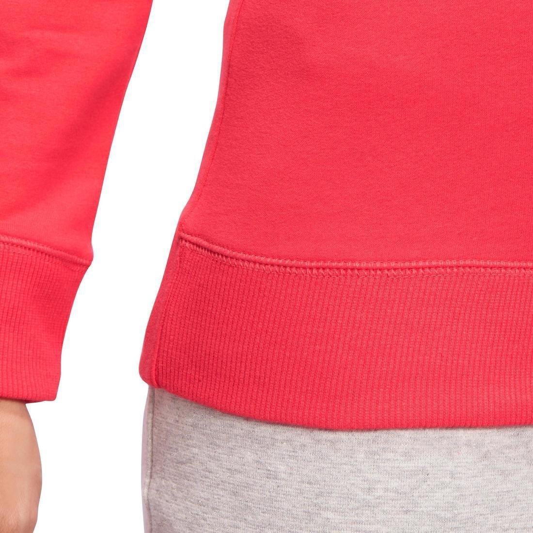 Women Crew Neck Gym & Pilates Sweatshirt, Pink, No Color, large image number 9