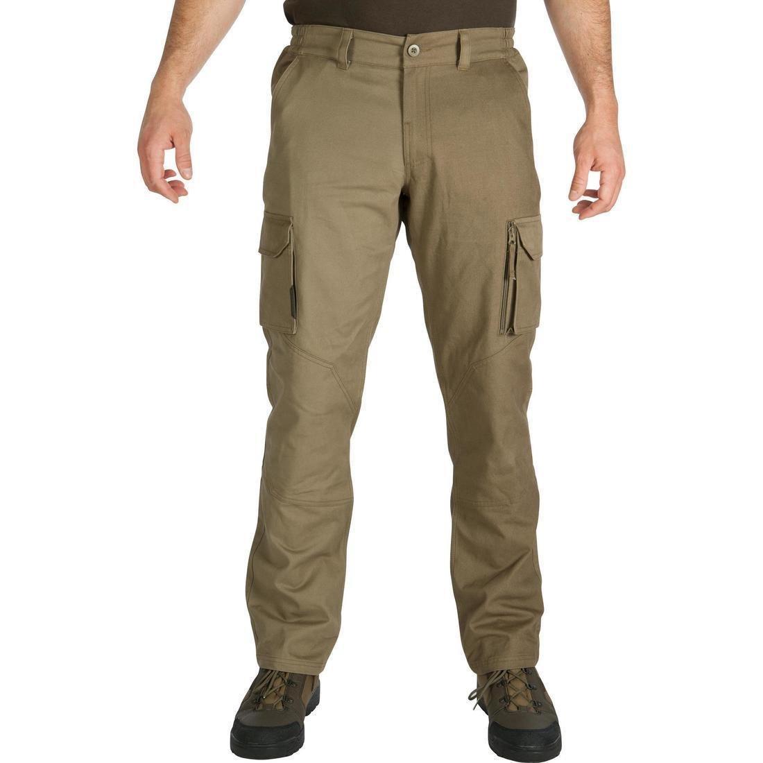 Men Casual Full Length Trousers, Khaki, 5401_000, large image number 11