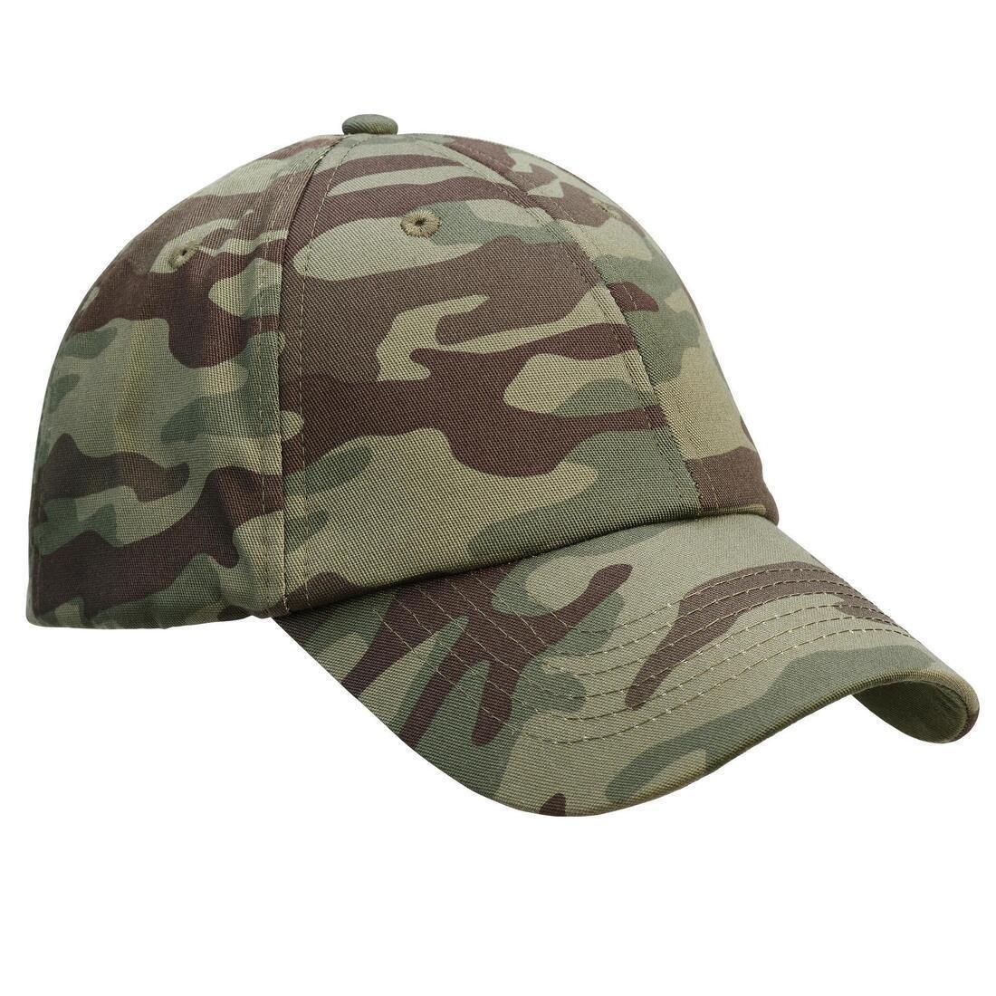 SOLOGNAC - Men Steppe 100 Cotton Cap, Khaki