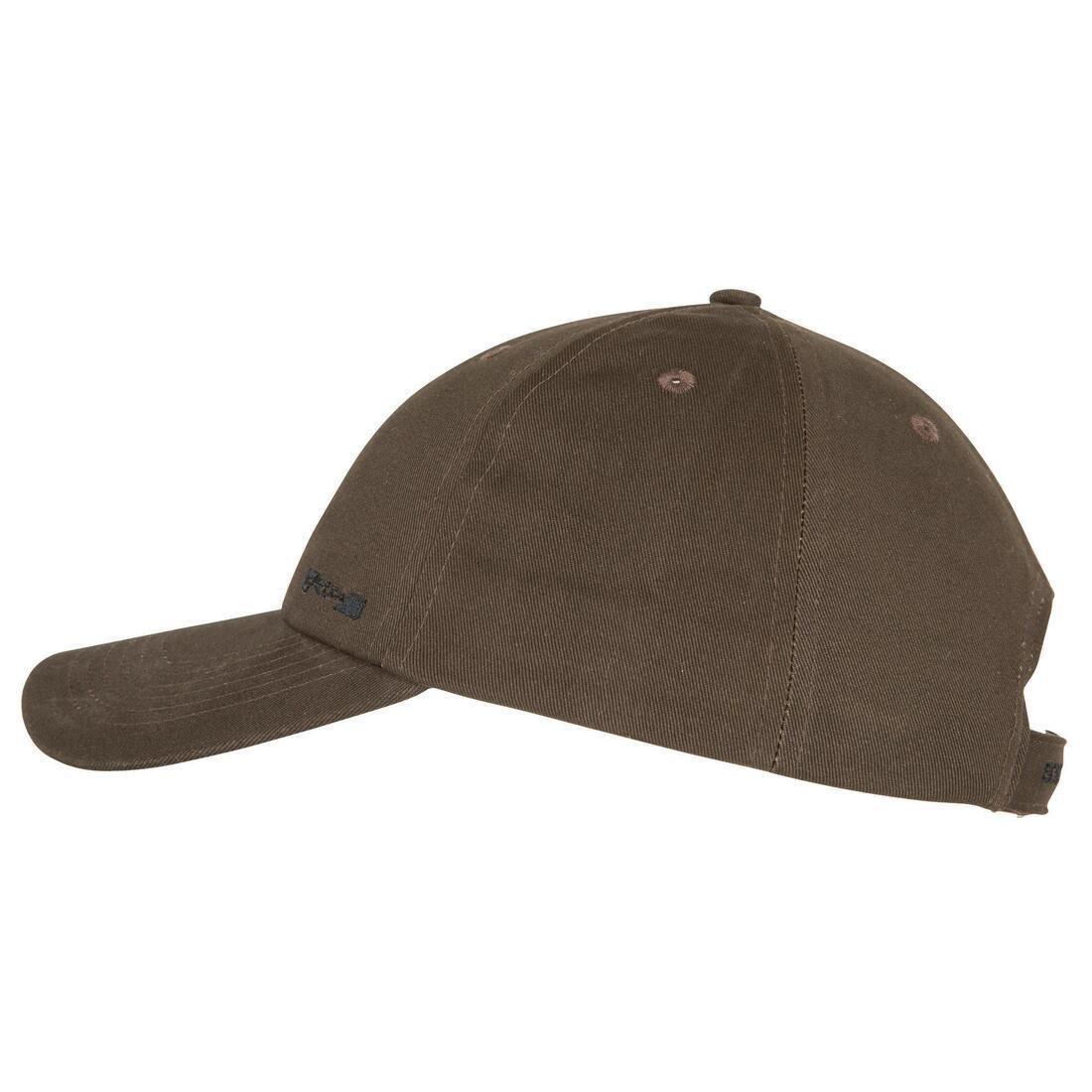 SOLOGNAC - Men Steppe 100 Cotton Cap, Khaki