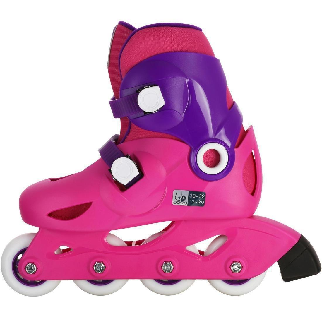 OXELO - Play 3Kids Skates, Fluo Pink