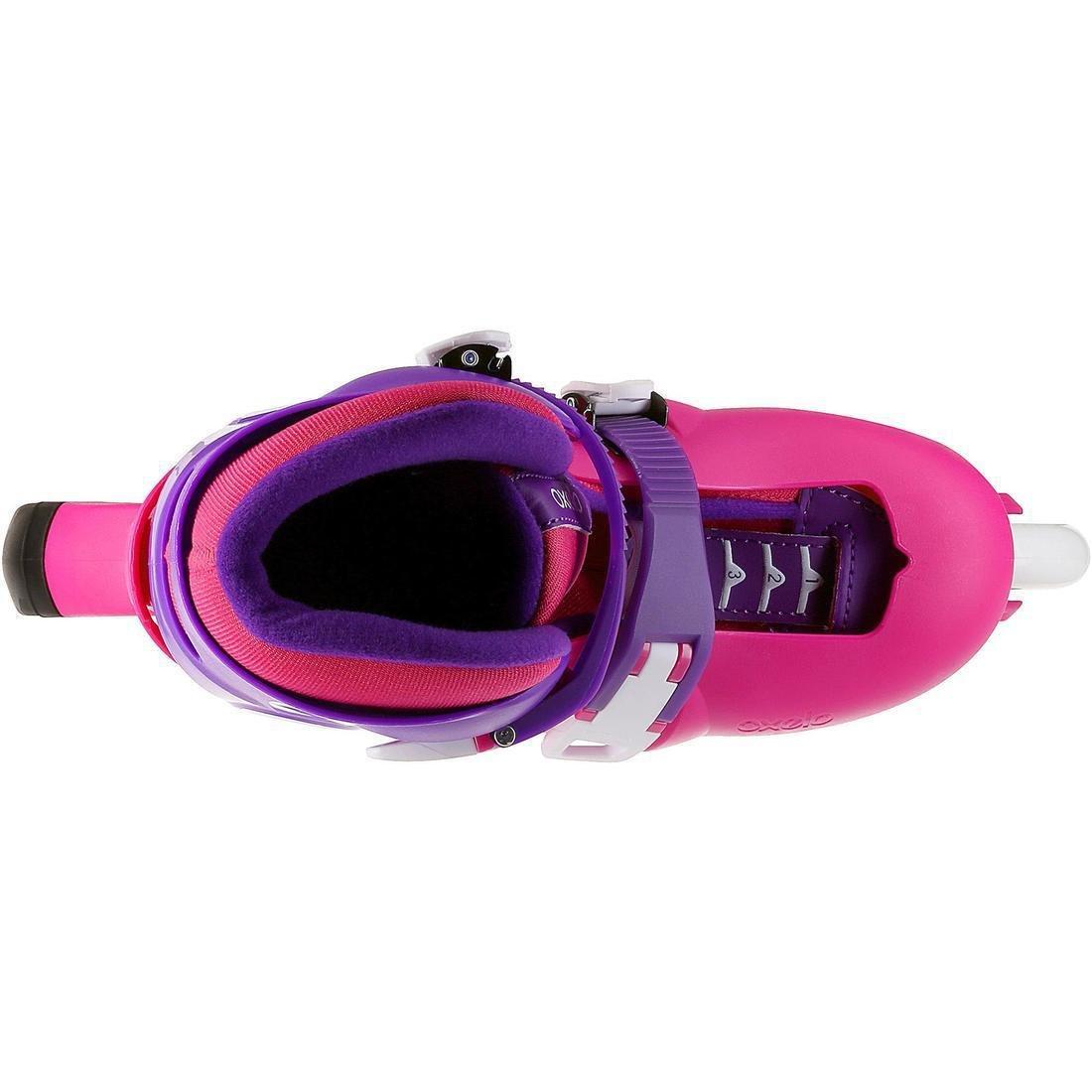 OXELO - Play 3Kids Skates, Fluo Pink