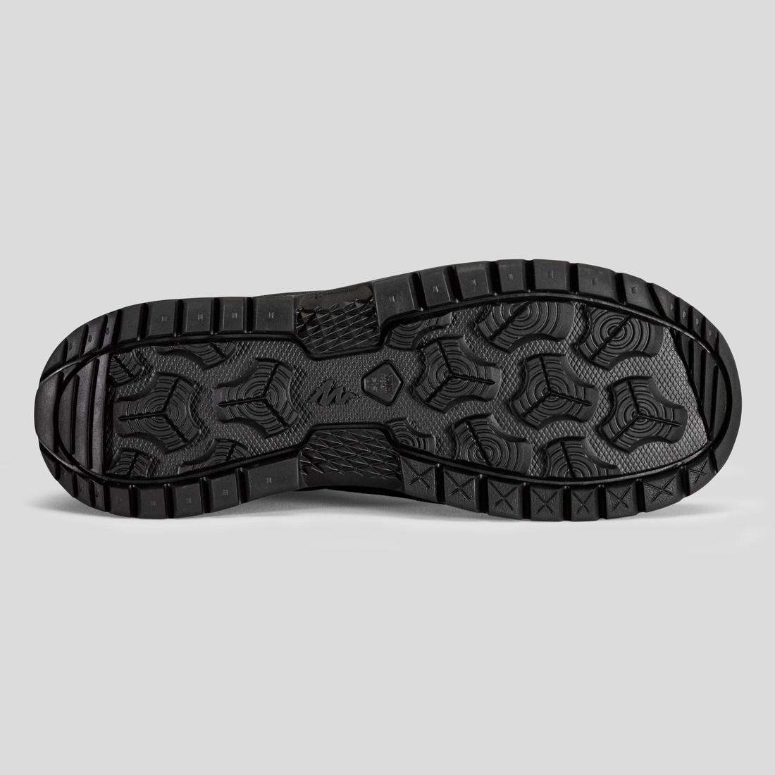Mens Waterproof Walking Boots, Black, , large image number 11