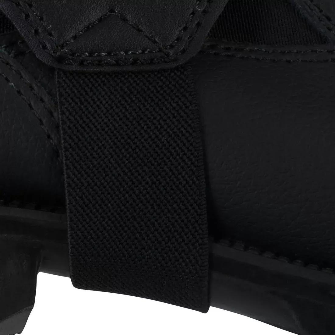 Adult Horse Riding Synthetic Half Chaps Classic, Black, No Color, large image number 7