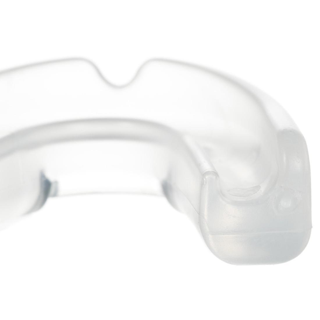 Kids' Transparent Rugby Mouthguard R100, COLORLESS, No Color, large image number 1