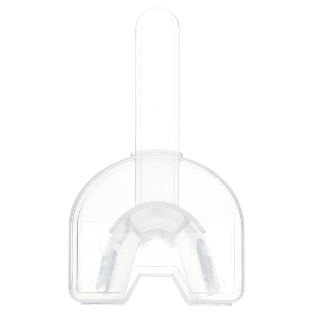 Kids' Transparent Rugby Mouthguard R100, COLORLESS, No Color, large image number 5