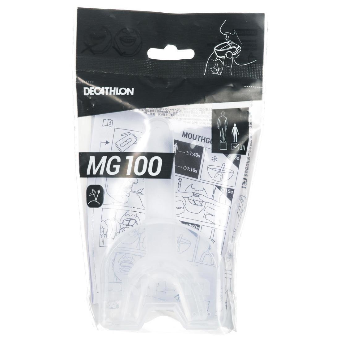 Kids' Transparent Rugby Mouthguard R100, COLORLESS, No Color, large image number 6