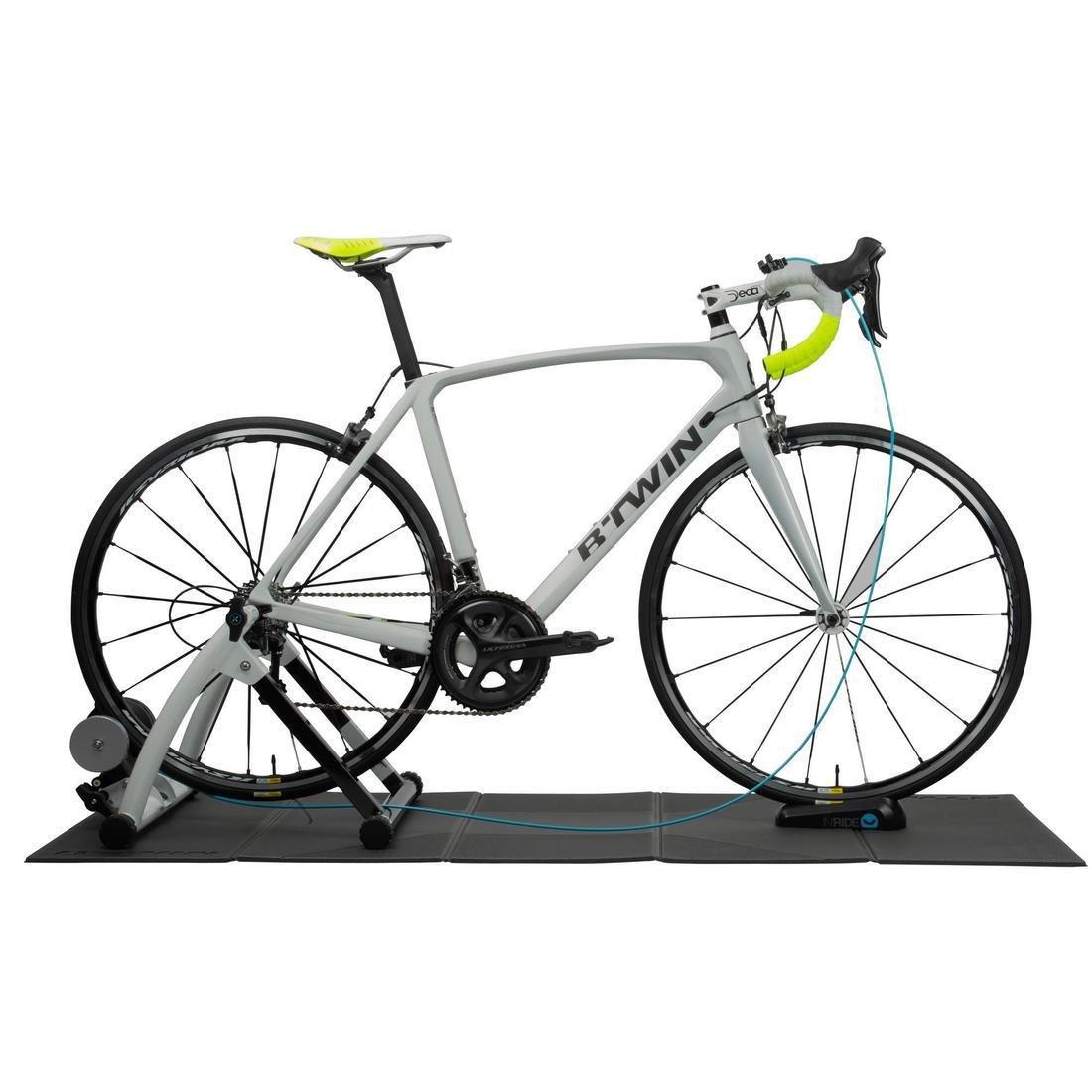 Turbo Trainer Protective Floor Mat, Black, No Color, large image number 4