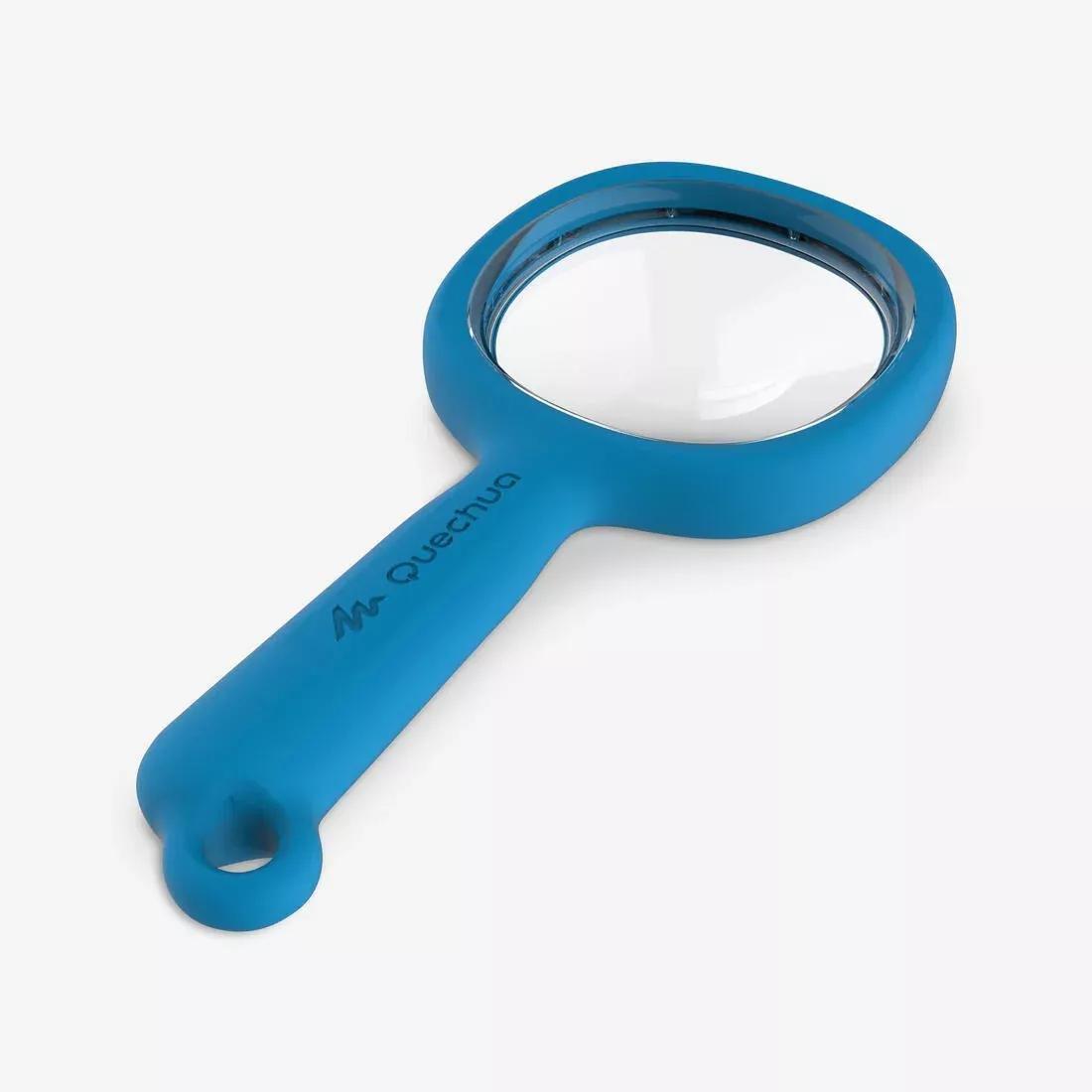 Kids' Magnifying Glass x3 Magnification, Pacific Blue, No Color, large image number 1