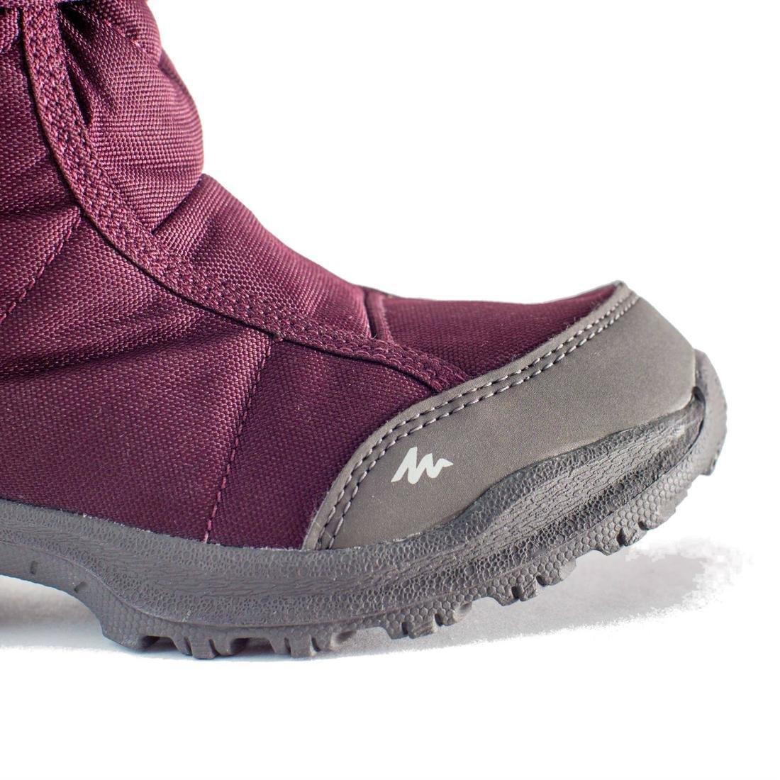 ChildsWaterproof Snow Hiking Boots, Damson, , large image number 3