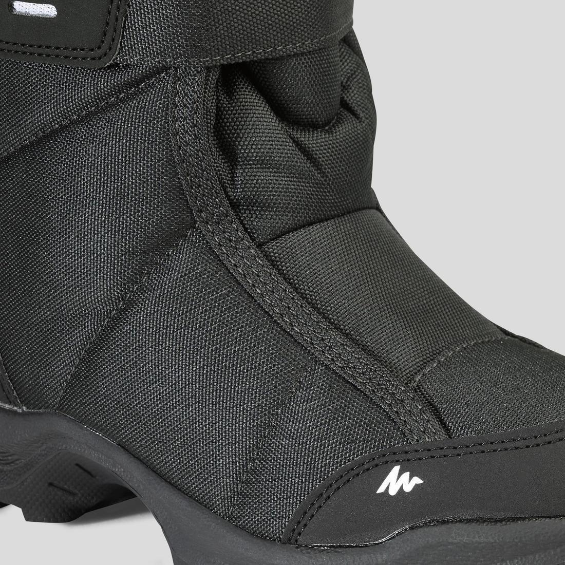 ChildsWaterproof Snow Hiking Boots, Damson, , large image number 9