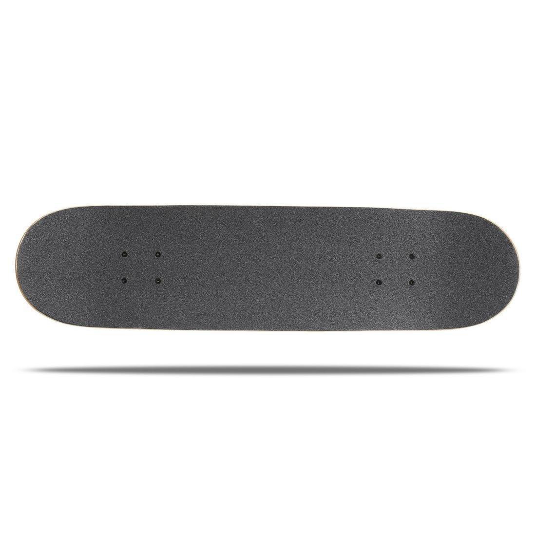 Kids' Skateboard 500 Wolf, Green, Black, No Color, medium