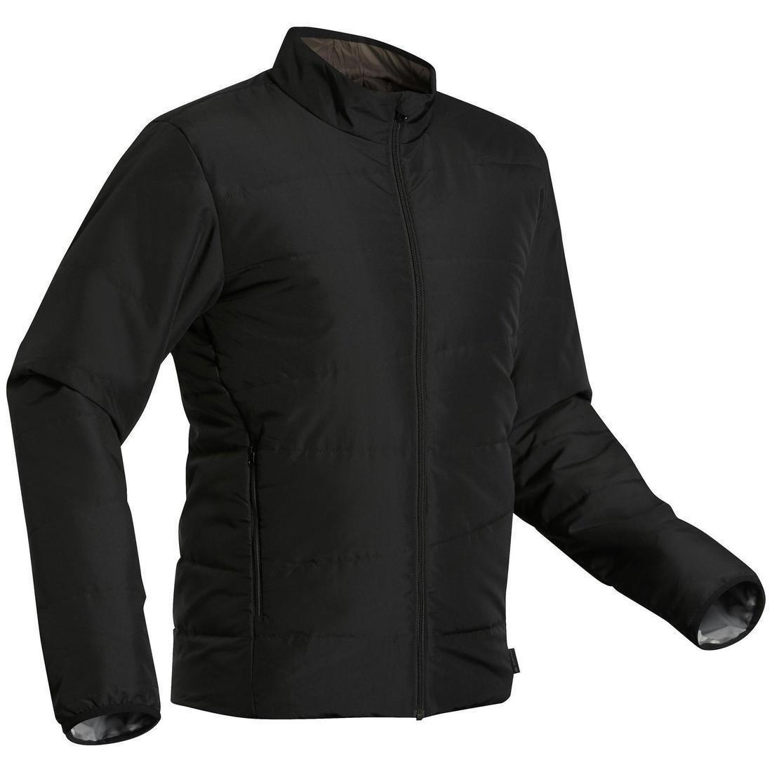 Men's Synthetic Mountain Trekking Padded Jacket - MT50 , Black, , large image number 0