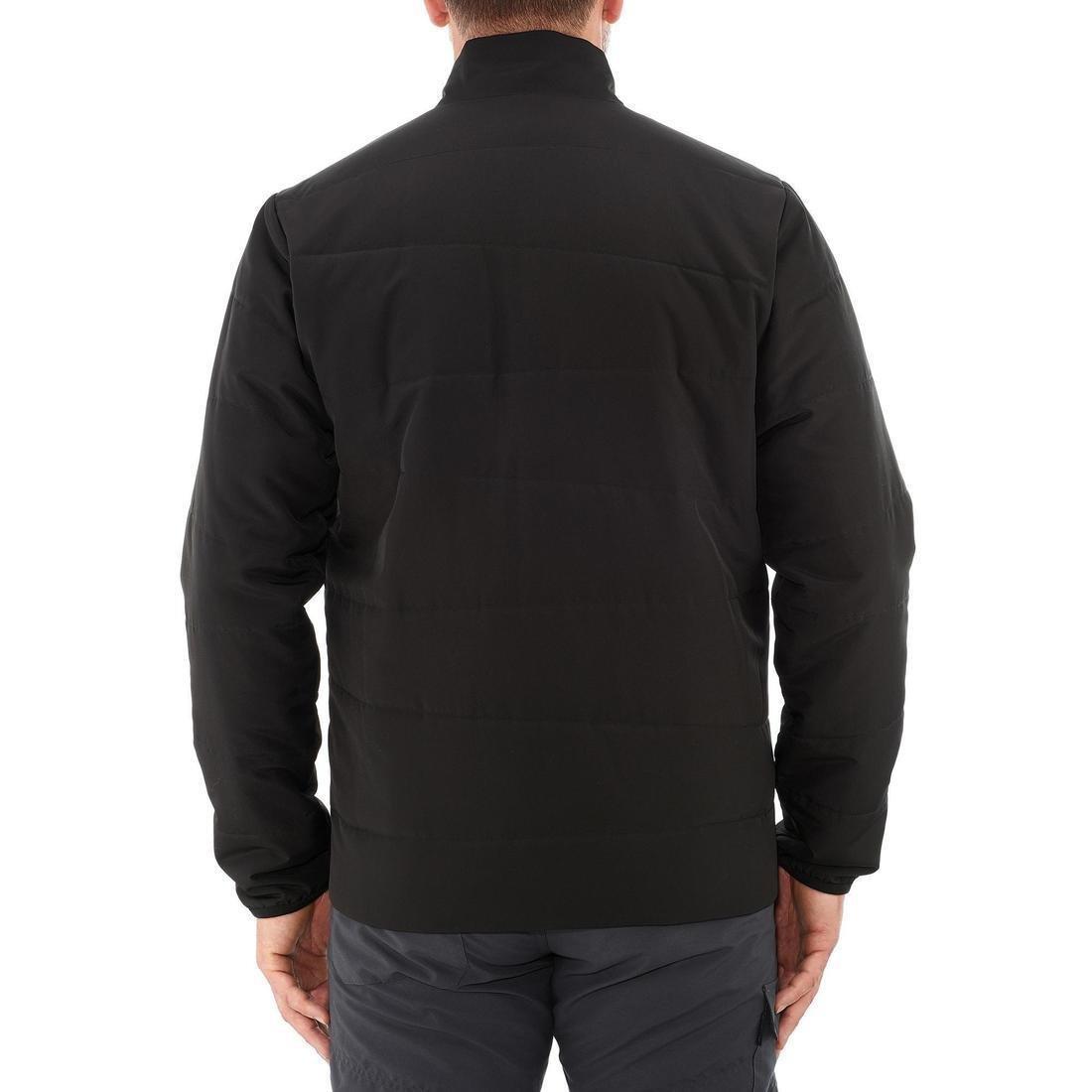 Men's Synthetic Mountain Trekking Padded Jacket - MT50 , Black, No Color, medium