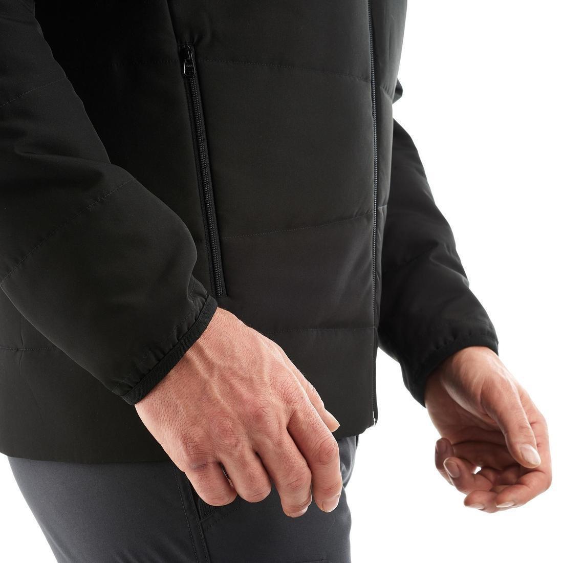 Men's Synthetic Mountain Trekking Padded Jacket - MT50 , Black, , large image number 3