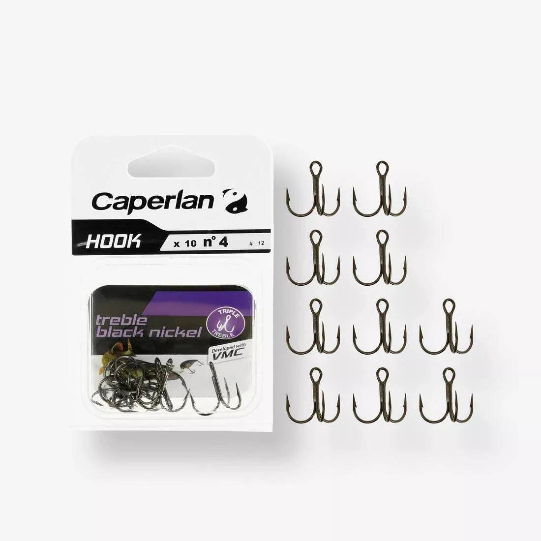 Fishing Treble Hook Black Nickel, Black, No Color, medium