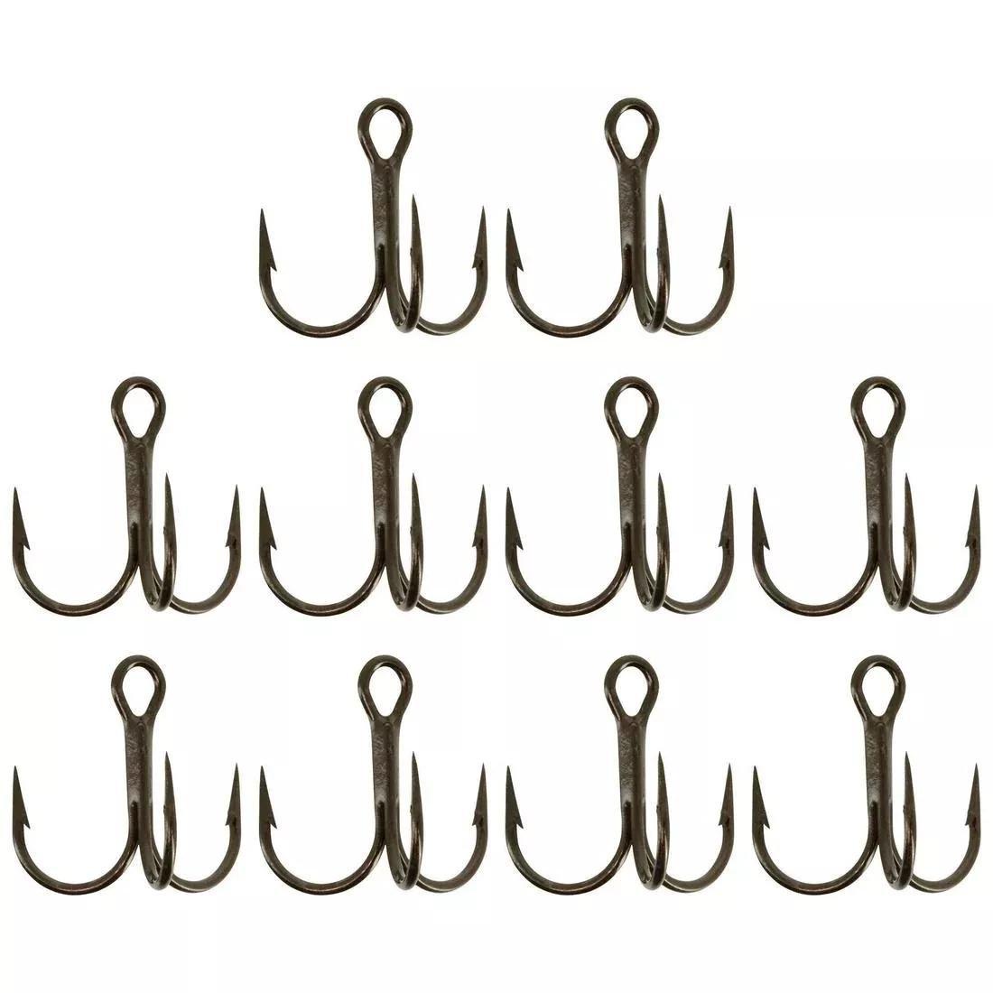 Fishing Treble Hook Black Nickel, Black, No Color, medium