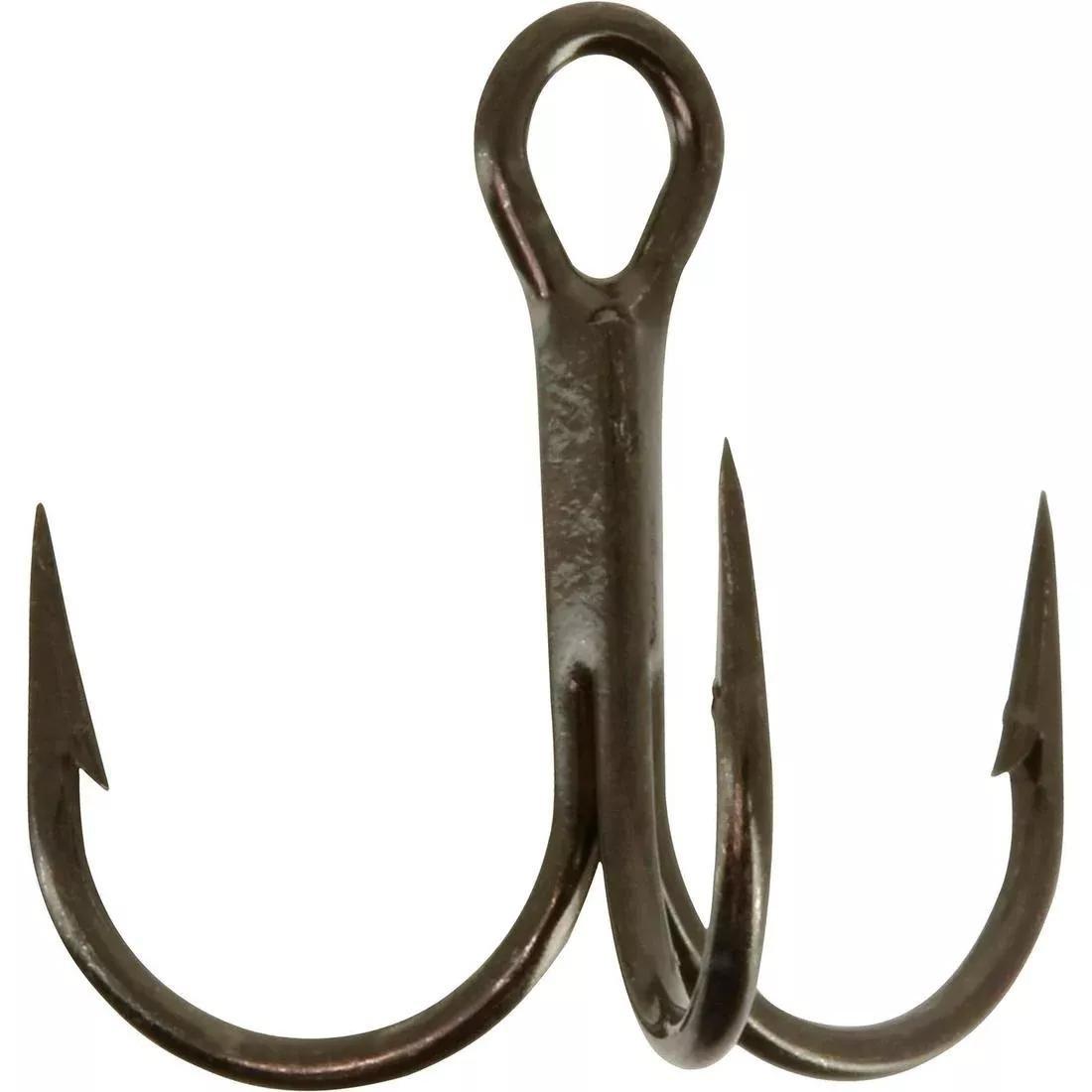 Fishing Treble Hook Black Nickel, Black, No Color, medium