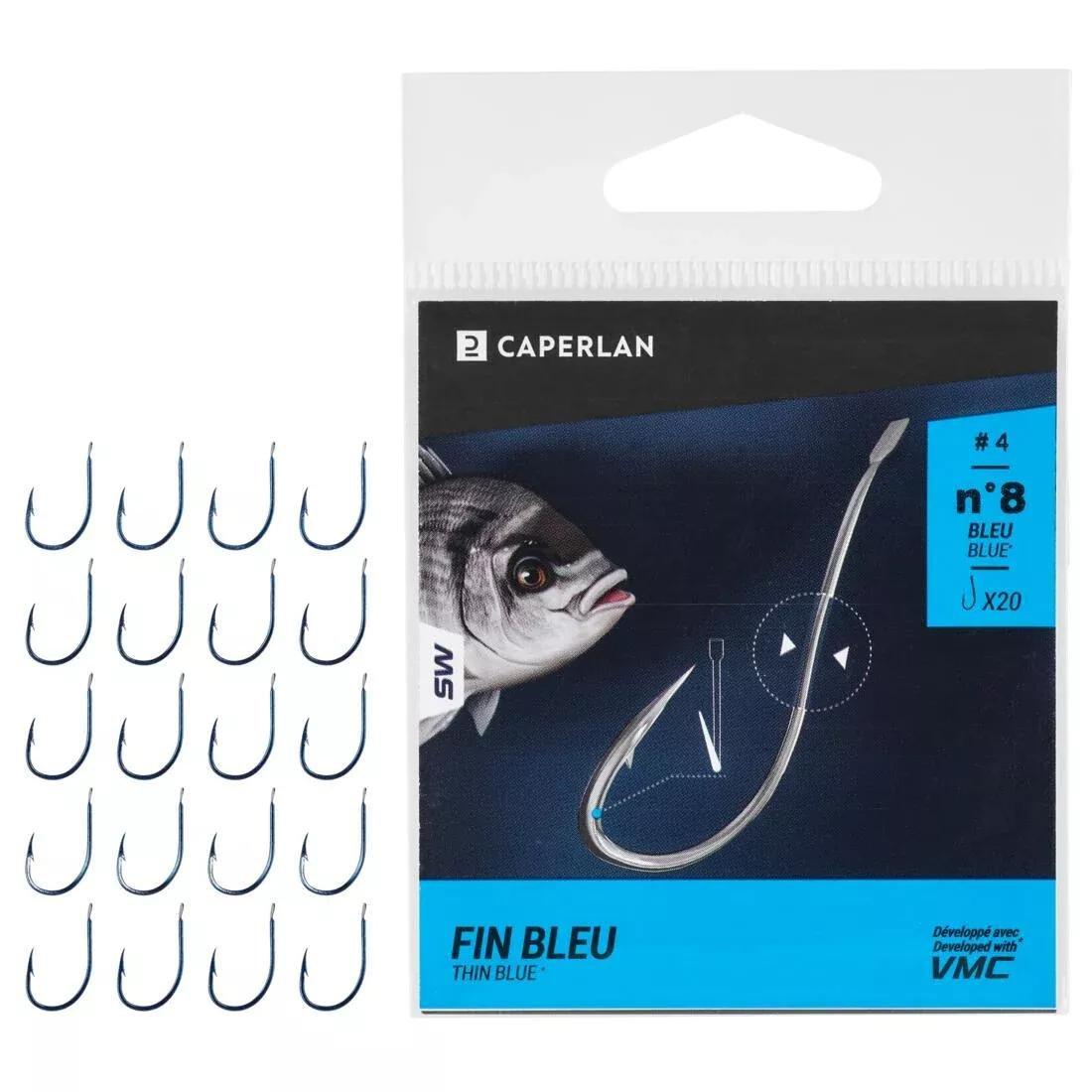 Spade-End Hook For Sea Fishing, Blue, No Color, large image number 6