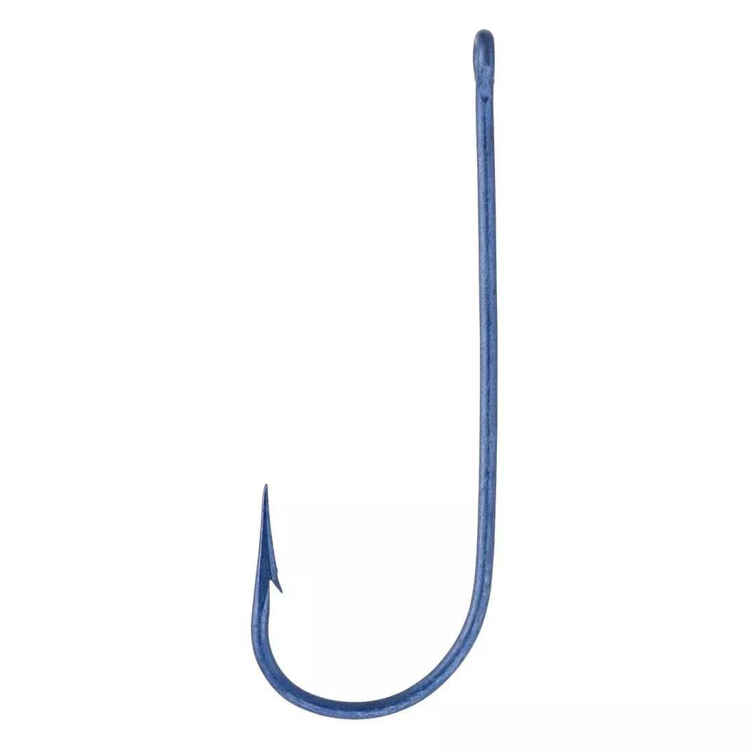 Worm Eyelet Hook For Sea Fishing, Blue, 5401_000, large image number 4