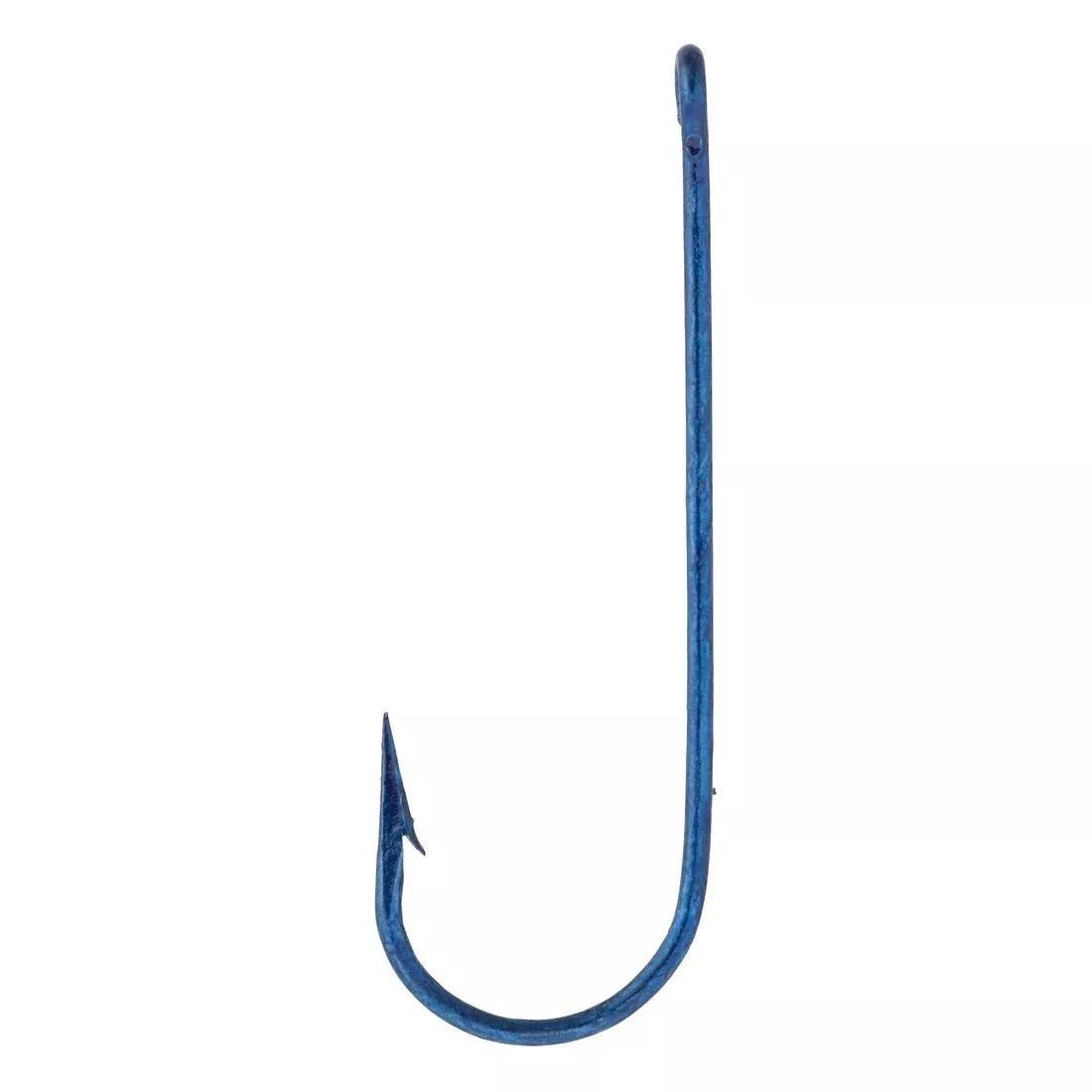 Worm Eyelet Hook For Sea Fishing, Blue, 5401_000, large image number 6