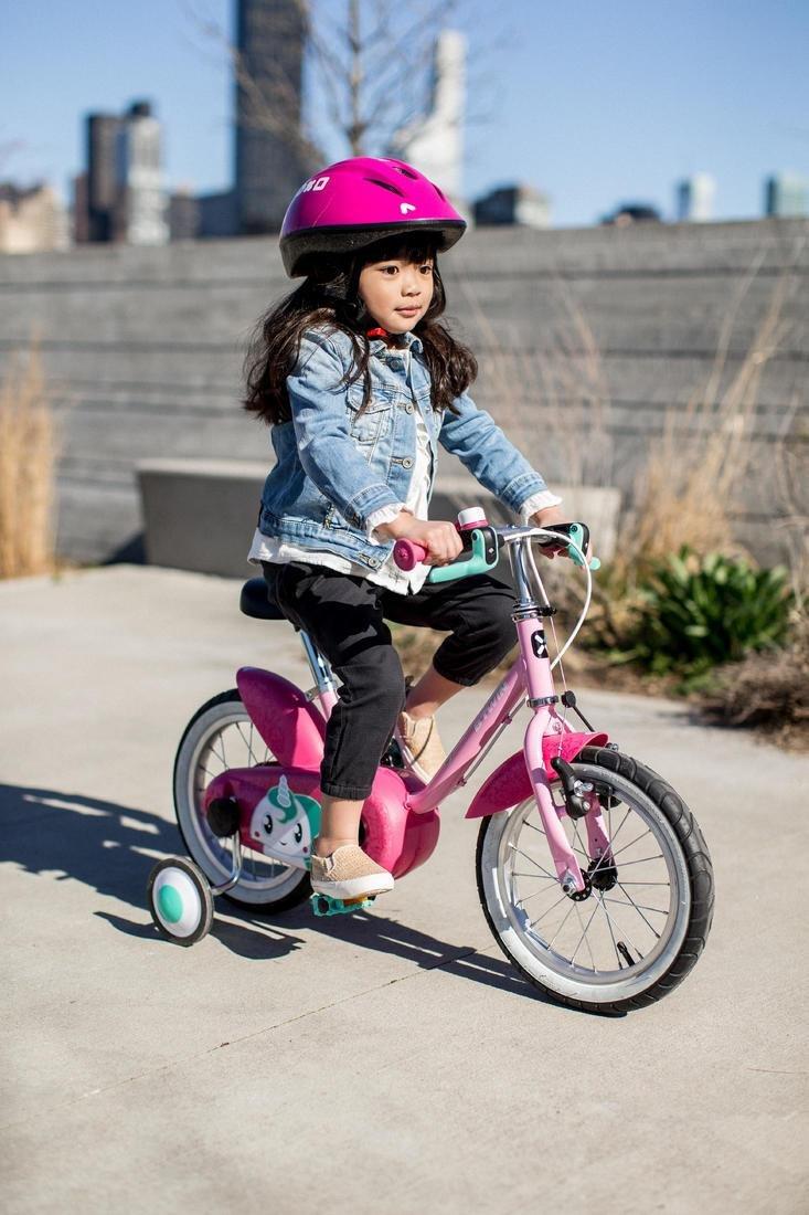 LIGHT PINK KIDS 14 BIKE UNICORN 500 3-5 YEARS OLD, No Color, large image number 5